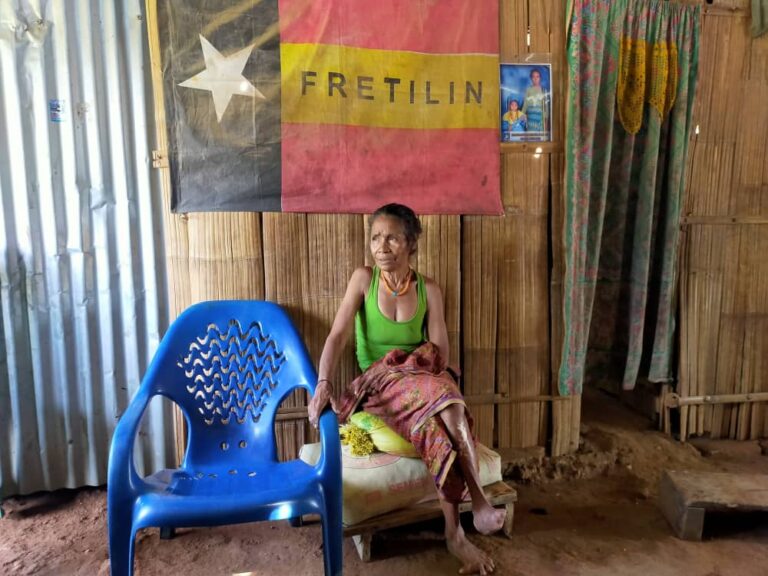 Faluk Emilia Hamaluk Ho Bandeira Fretilin Iha Susar Laran