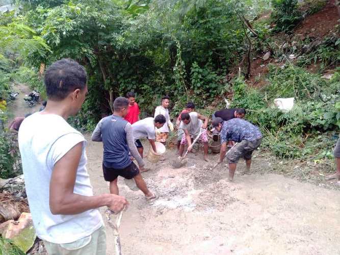 Komunidade Uza Osan Rasik Sosa Semente Fui Estrada Kuaze Metru 25