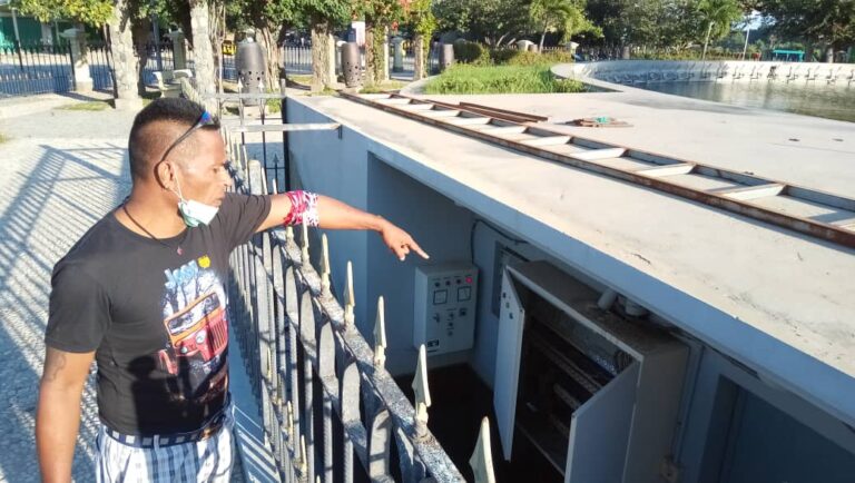 Udan-been Besik Estraga Sistema Eletrika Rotunda Jardim Nicolau Lobato