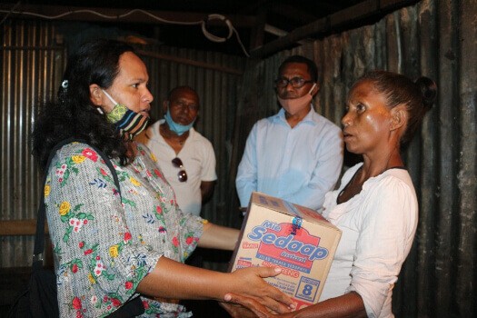 Ekipa Voluntáriu Oferese Nesesidade Bázika Ba Uma Kain 2 Iha Lemokari