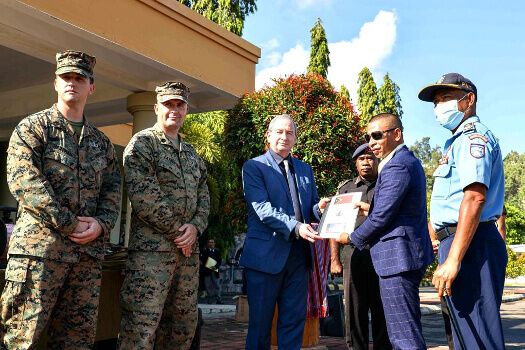 Forsa Mariñas EUA Ho PNTL Hahú Formasaun Dahuluk Ba Eliminasaun Material Esplosivu   