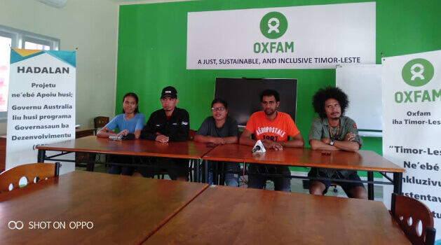 Oxfam TL Ho Média Lafaek News Organiza Jornalista Kobertura Asuntu Agrikultura