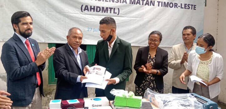 AHDMTL Reklama Ema Defisiènsia Matan Uitoan De’it Asesu Edukasaun