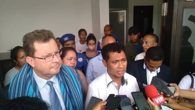 Embaixadór Austrália Buka Hatene Vizaun-Misaun PD 