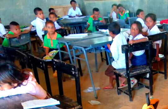 Estudante Nain Rua Tur Hamutuk Kadeira Ida Hodi Asesu Prosesu Aprendizajen