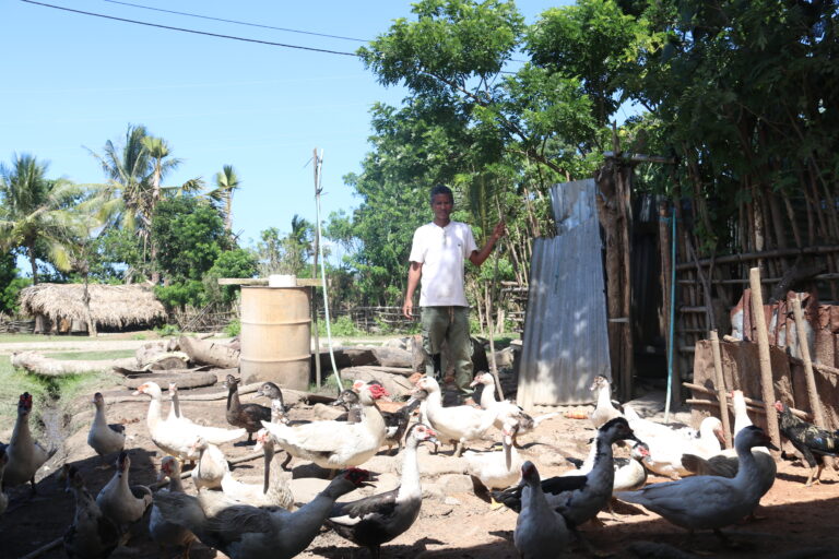 Nataliso and his team “breeding from 10 ducks to more than 200.”