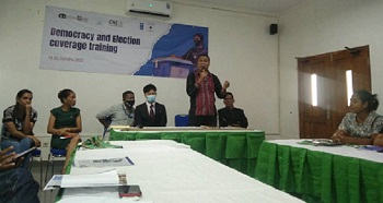 AJTL-UNDP Kapasita Jornalista TL Hodi Kombate Dis-informasaun Iha Eleisaun