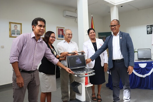 Alemaña Apoiu Mákina Sonográfia Ida ba CVTL Halo Servisu Saúde