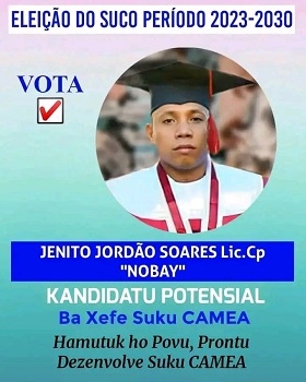 Kandidatura Xefe Suku Kamea Hakarak Transforma Komunidade Iha Direitu Ekilibradu