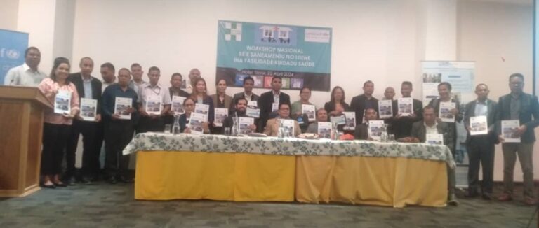 UNICEF  Realiza Workshop Nasional Be’e Mo’os Saneamentu No Kuidadu Saúde