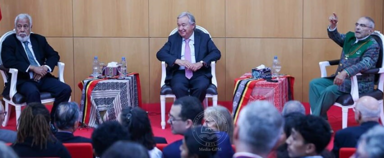 SEKJEN ONU Kompromete hamutuk Ho Povu Luta ba Dezenvolvimentu  