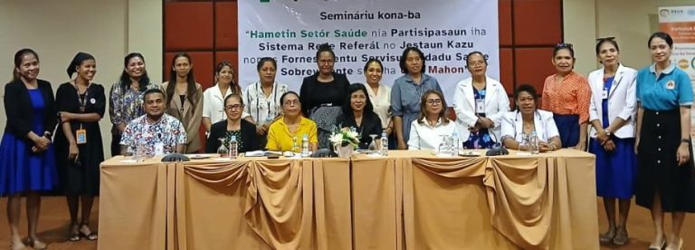 MS-MSSI Hametin Setor Saúde no Kuidadu  Sobrevivente Uma Mahon   