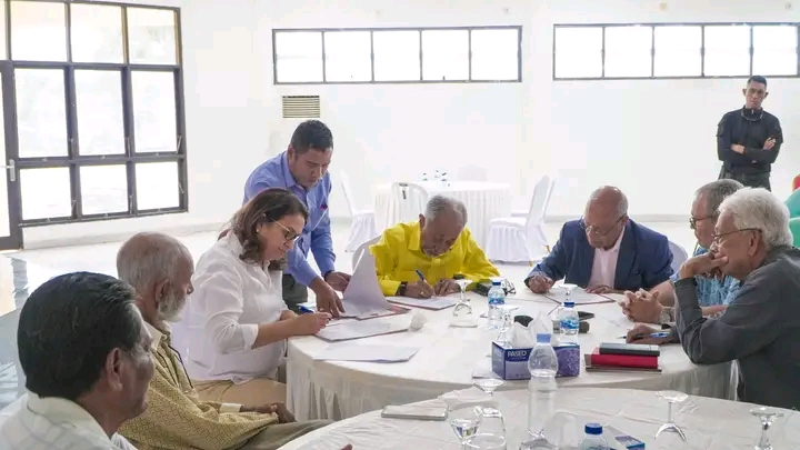 Ekipa Validasaun Frente Externa Entrega Lista Veteranus 118 ba MACLN